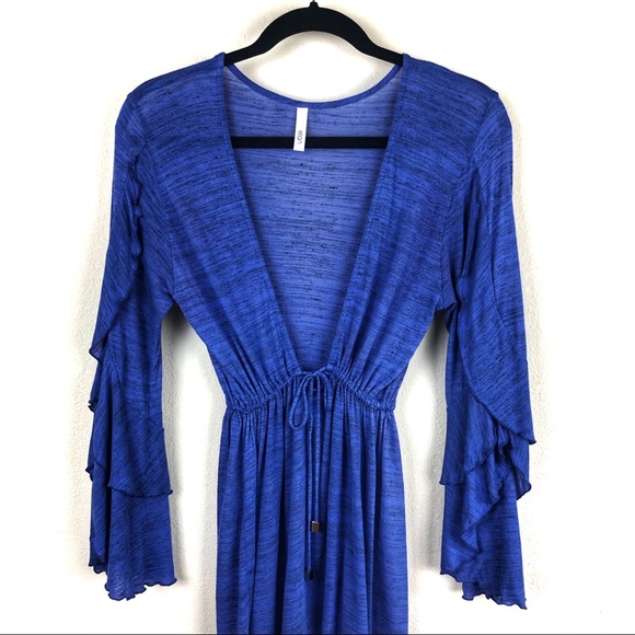 Elan Ruffle Sleeve Cover Up - Picture 5 of 8